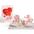 Hogs and Kisses Music and Lights Pop-Up Card