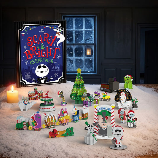 Disney Tim Burton's The Nightmare Before Christmas Scary & Bright 24 Day Holiday Advent Calendar