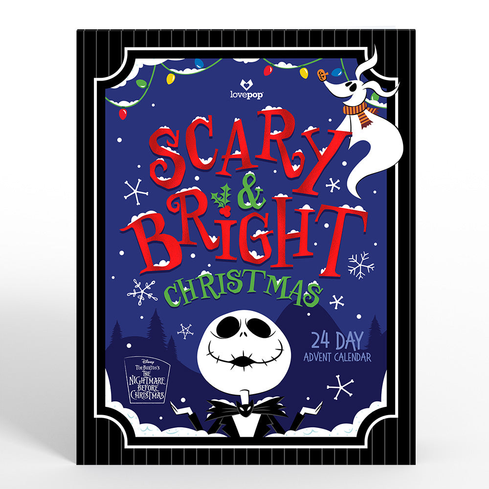 Disney Tim Burton's The Nightmare Before Christmas Scary & Bright 24 Day Holiday Advent Calendar
