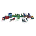 Merry Village Stained Glass 12 Day Holiday Advent Calendar