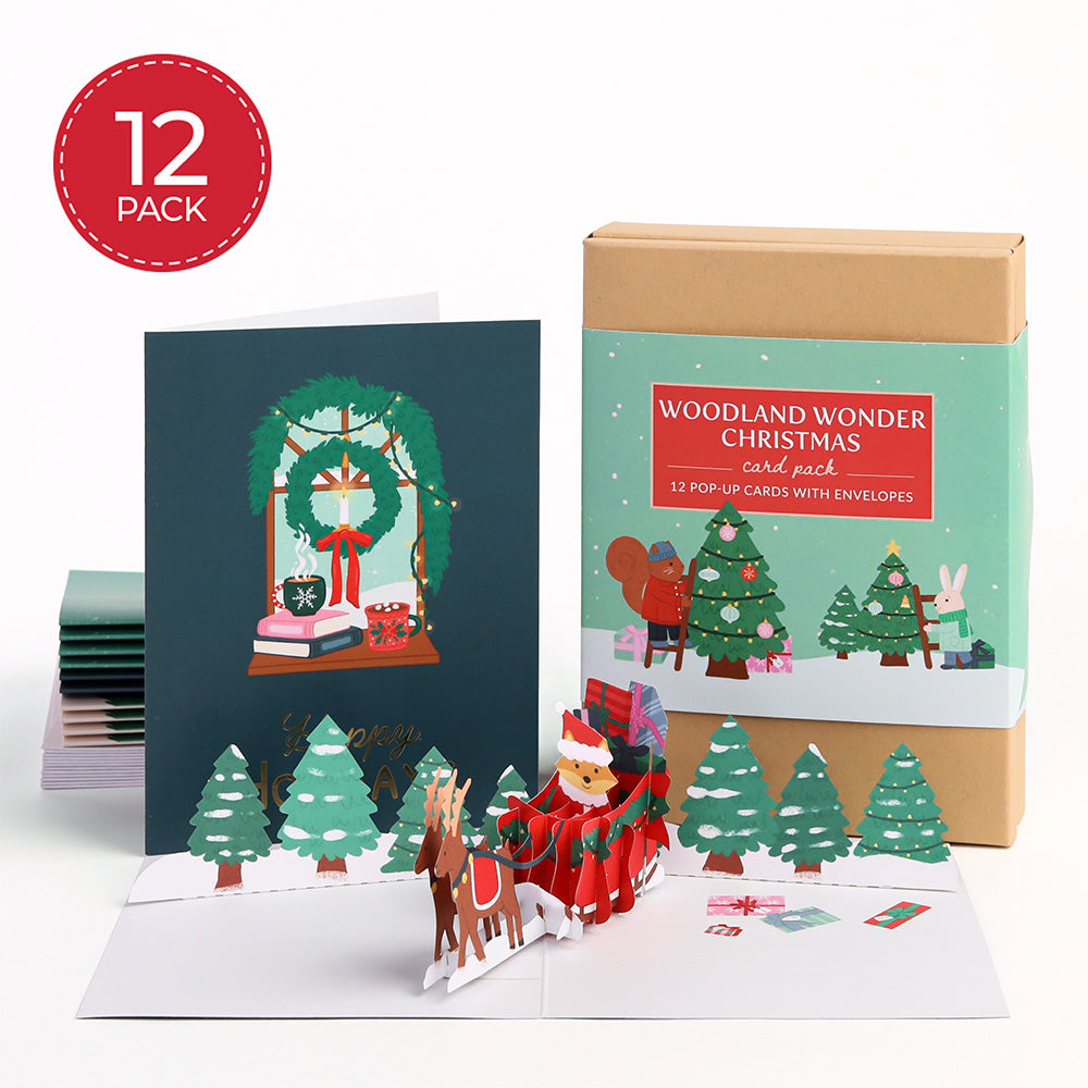 Woodland Wonder Christmas Box Set (Assorted 12-pack): Paperpop® Card