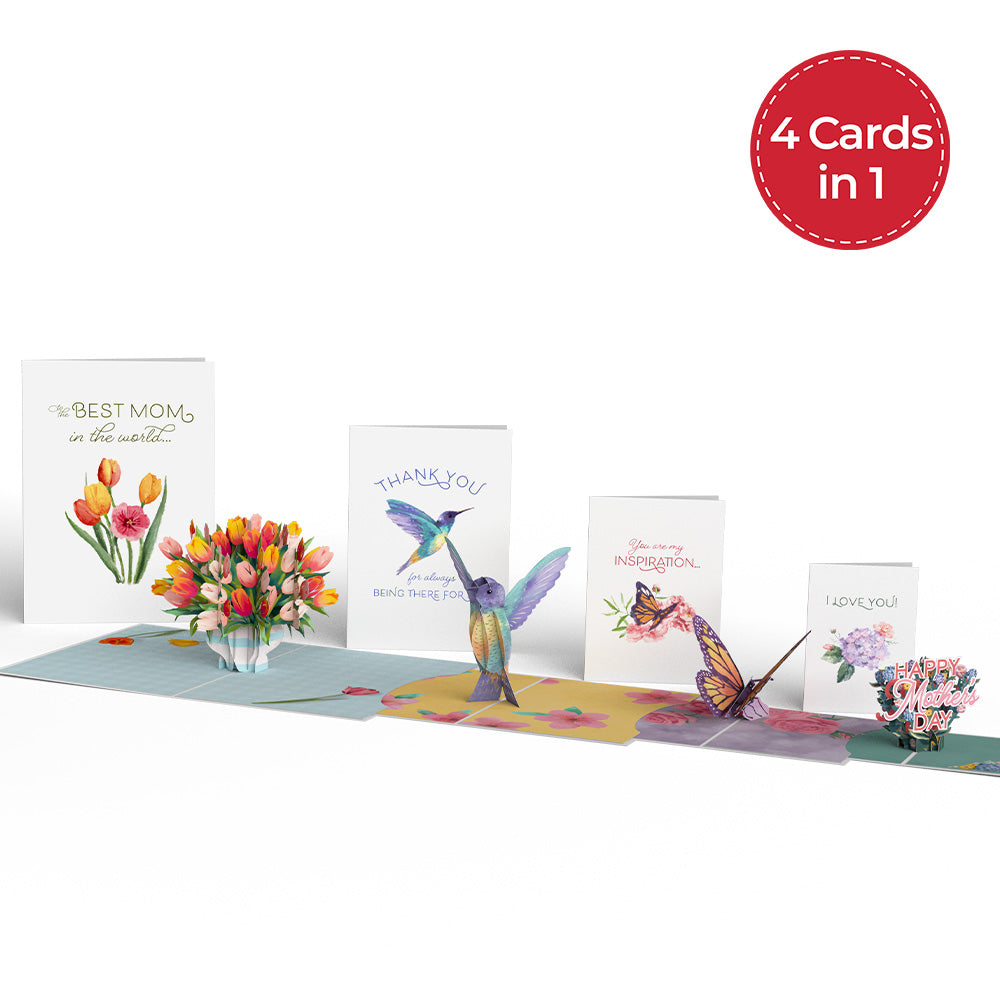 Mother’s Day Garden 4-in-1 Nesting Card