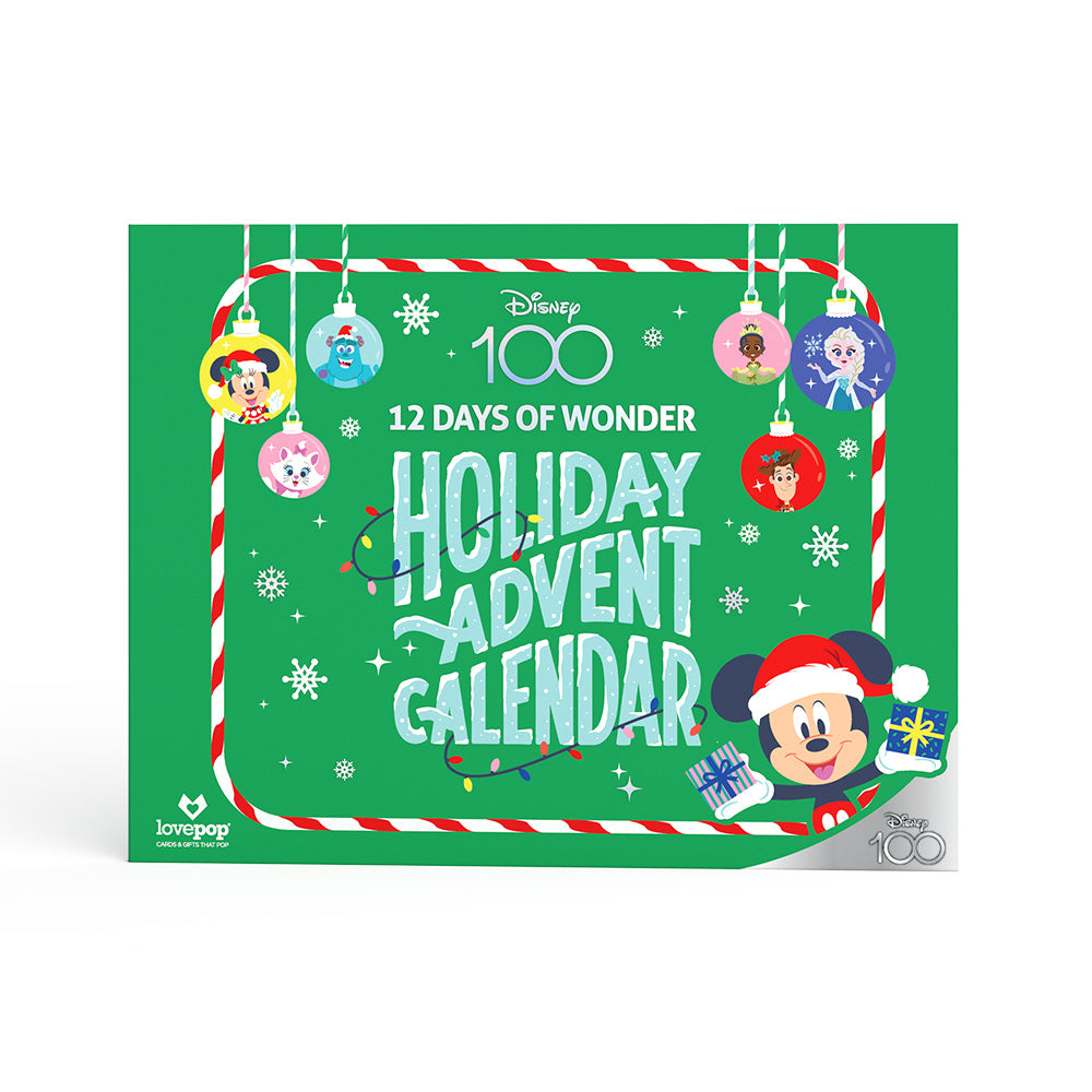 Disney 100 12 Days Of Wonder Holiday Advent Calendar