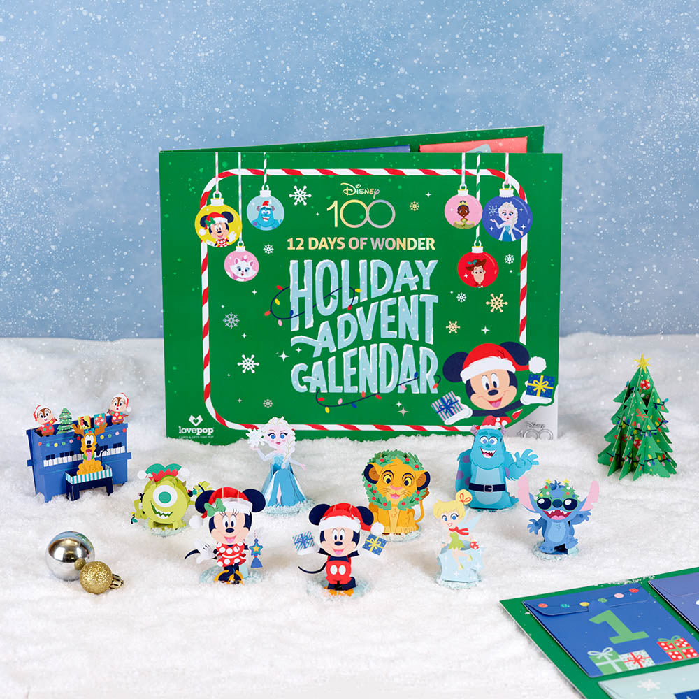 Disney 100 12 Days Of Wonder Holiday Advent Calendar