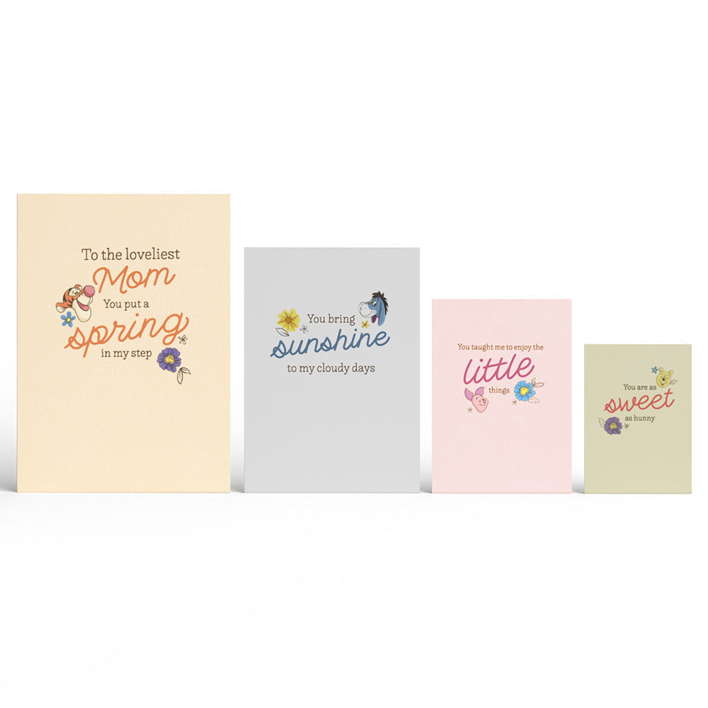 Disney's Winnie the Pooh Bee-autiful Mother's Day 4-in-1 Nesting Card