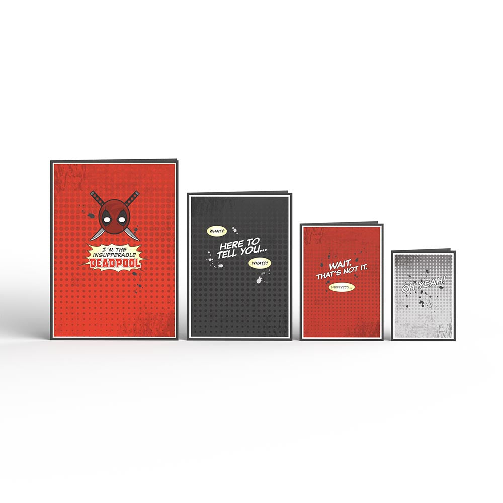 Marvel Deadpool Birthday 4-in-1 Nesting Card