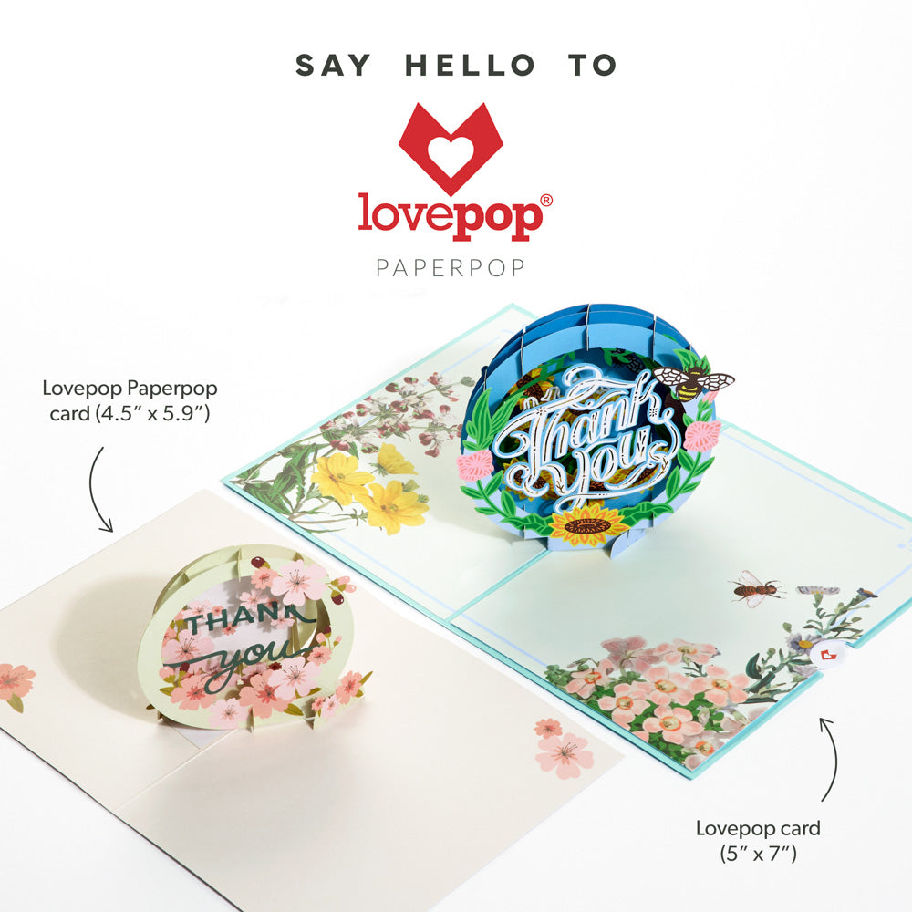 Cherry Blossom Thank You Box Set (12-Pack): Paperpop® Card