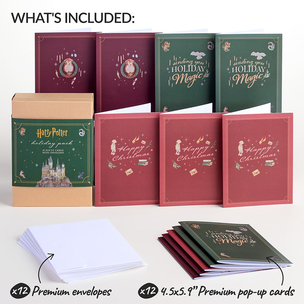 Harry Potter™ Holiday Box Set (Assorted 12-Pack): Paperpop® Card