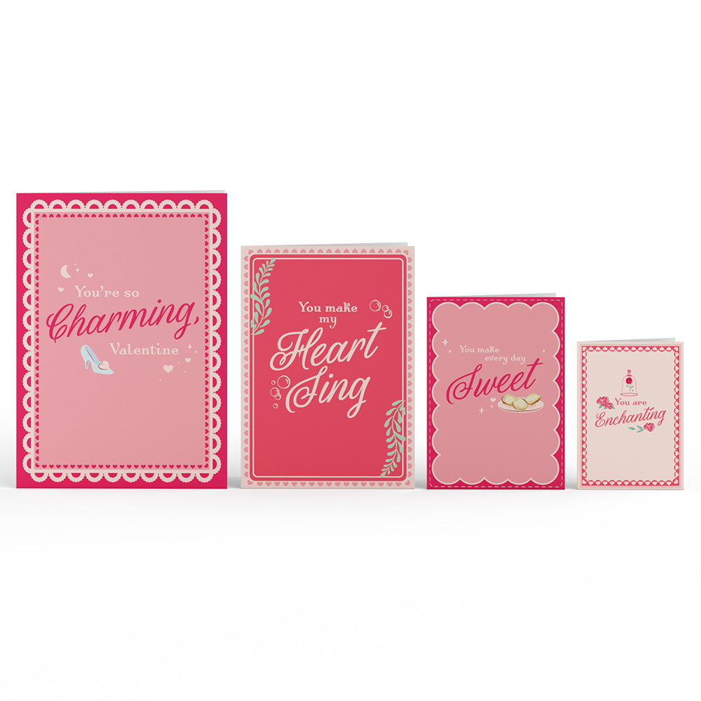 Disney Princess Valentine's Day 4-in-1 Nesting Card