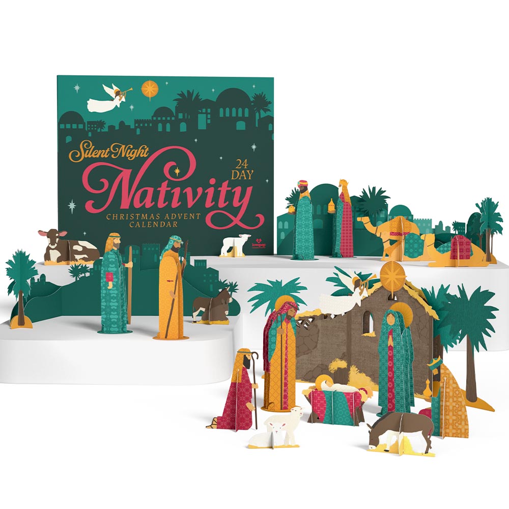 Silent Night 24 Day Nativity Christmas Advent Calendar
