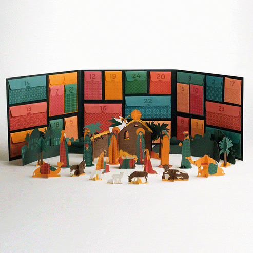 Silent Night 24 Day Nativity Christmas Advent Calendar Lovepop