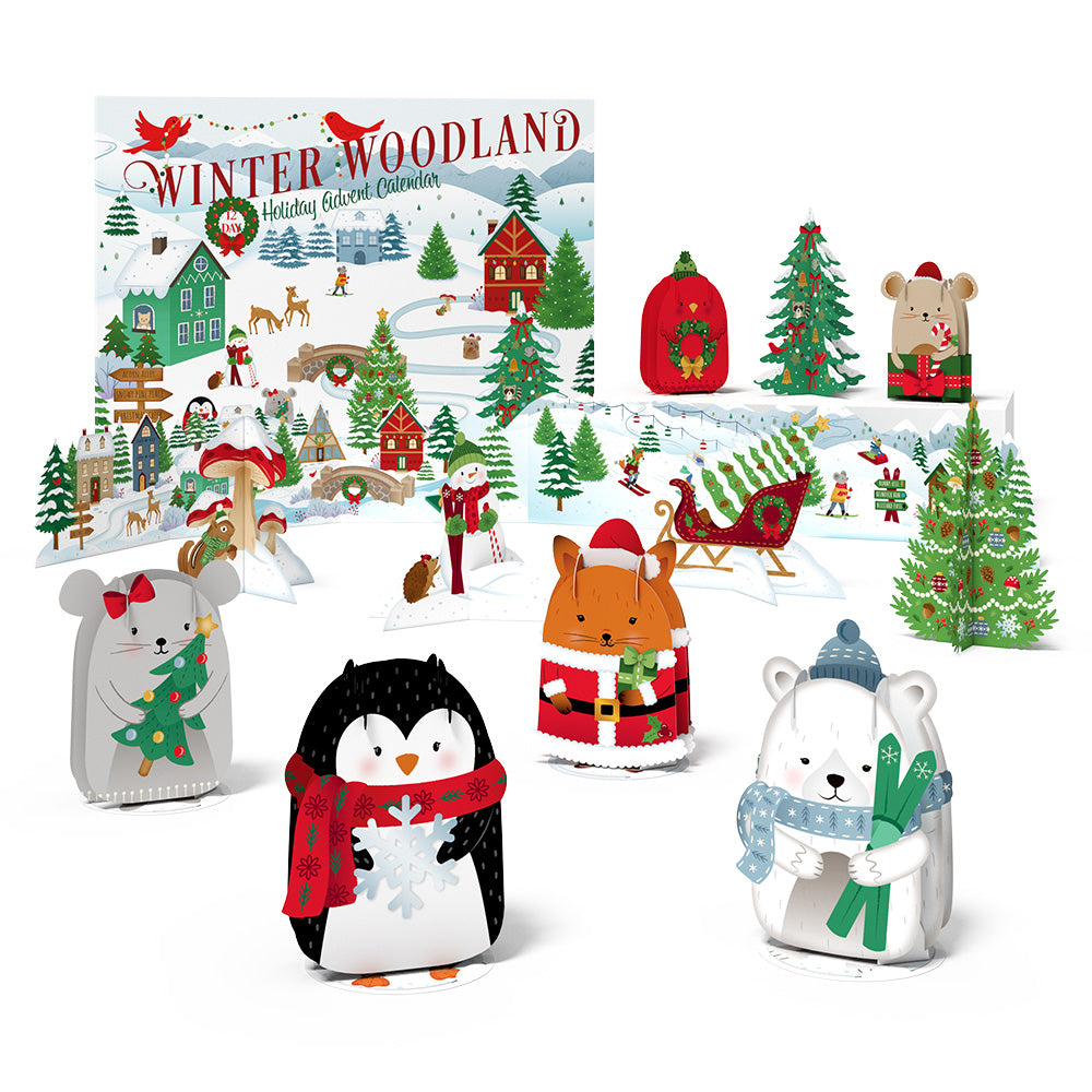 Winter Woodland 12 Day Holiday Advent Calendar