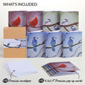 Seasonal Birds Box Set Bundle (Assorted 36-Pack): Paperpop® Card