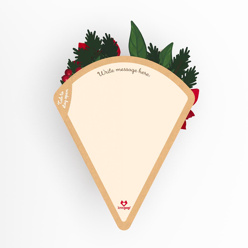 Poinsettia & Pine Little Blooms (Notecard 5-Pack)