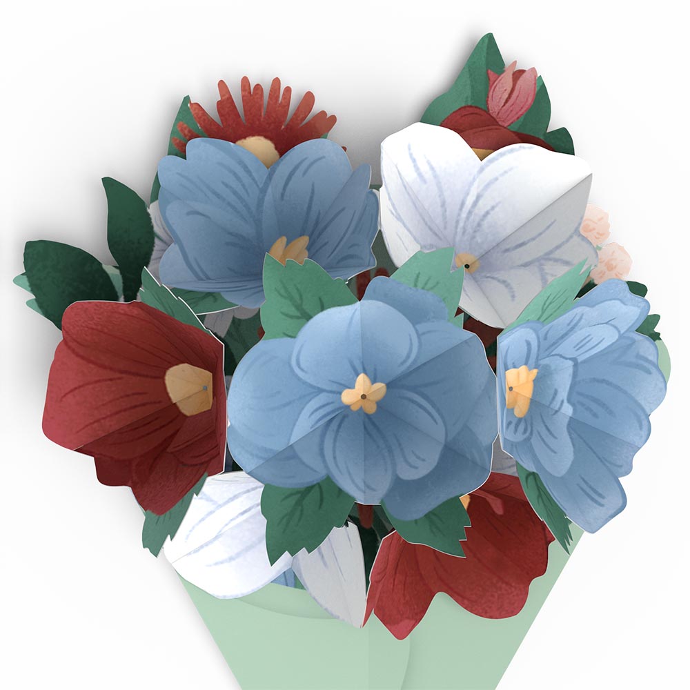 Frosted Floral Little Blooms (Notecard 5-Pack)