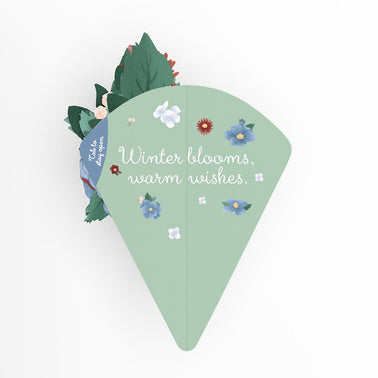 Frosted Floral Little Blooms (Notecard 5-Pack)