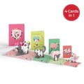 Happy Meowentine’s Day Cat 4-in-1 Nesting Card