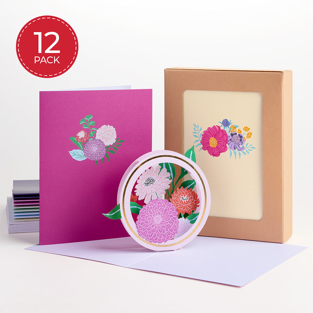 Bright Botanicals Box Set (Assorted 12-Pack): Paperpop® Card