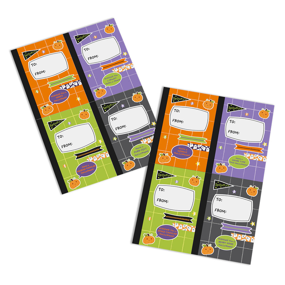 Halloween Assorted Cards Kids Classroom 8-Pack