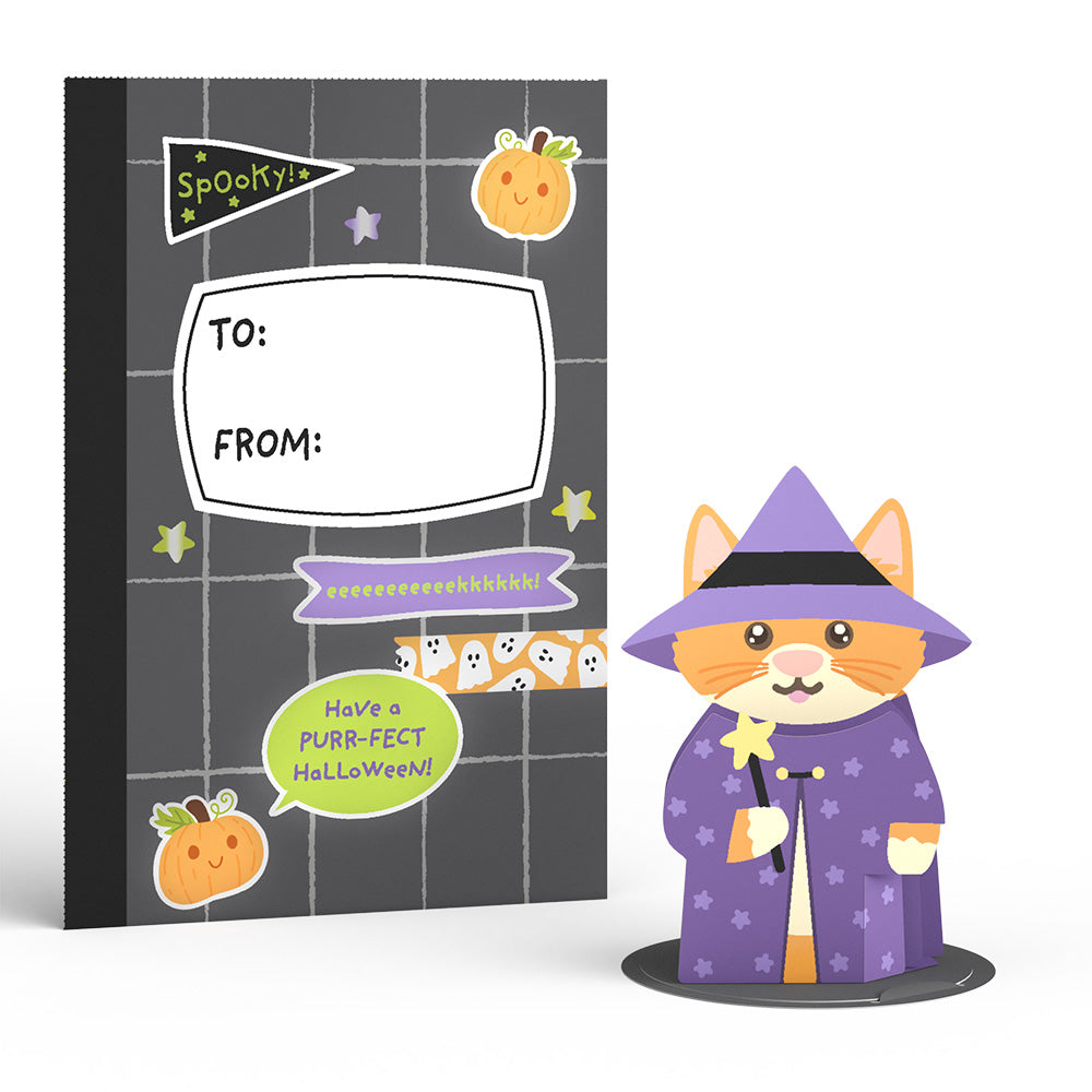 Halloween Assorted Cards Kids Classroom 8-Pack