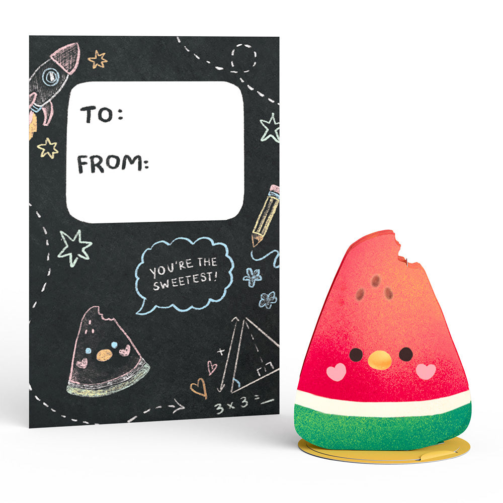 Foodie Friends Valentine's Day Cards for Kids: Classroom 8-Pack