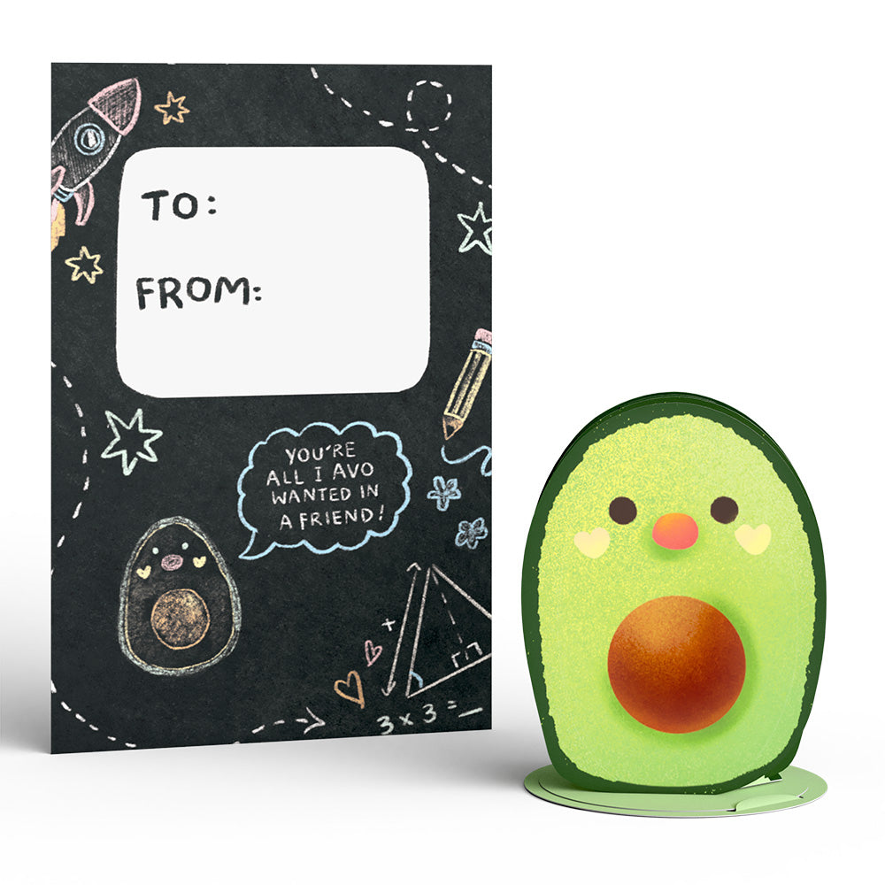Foodie Friends Valentine's Day Cards for Kids: Classroom 8-Pack