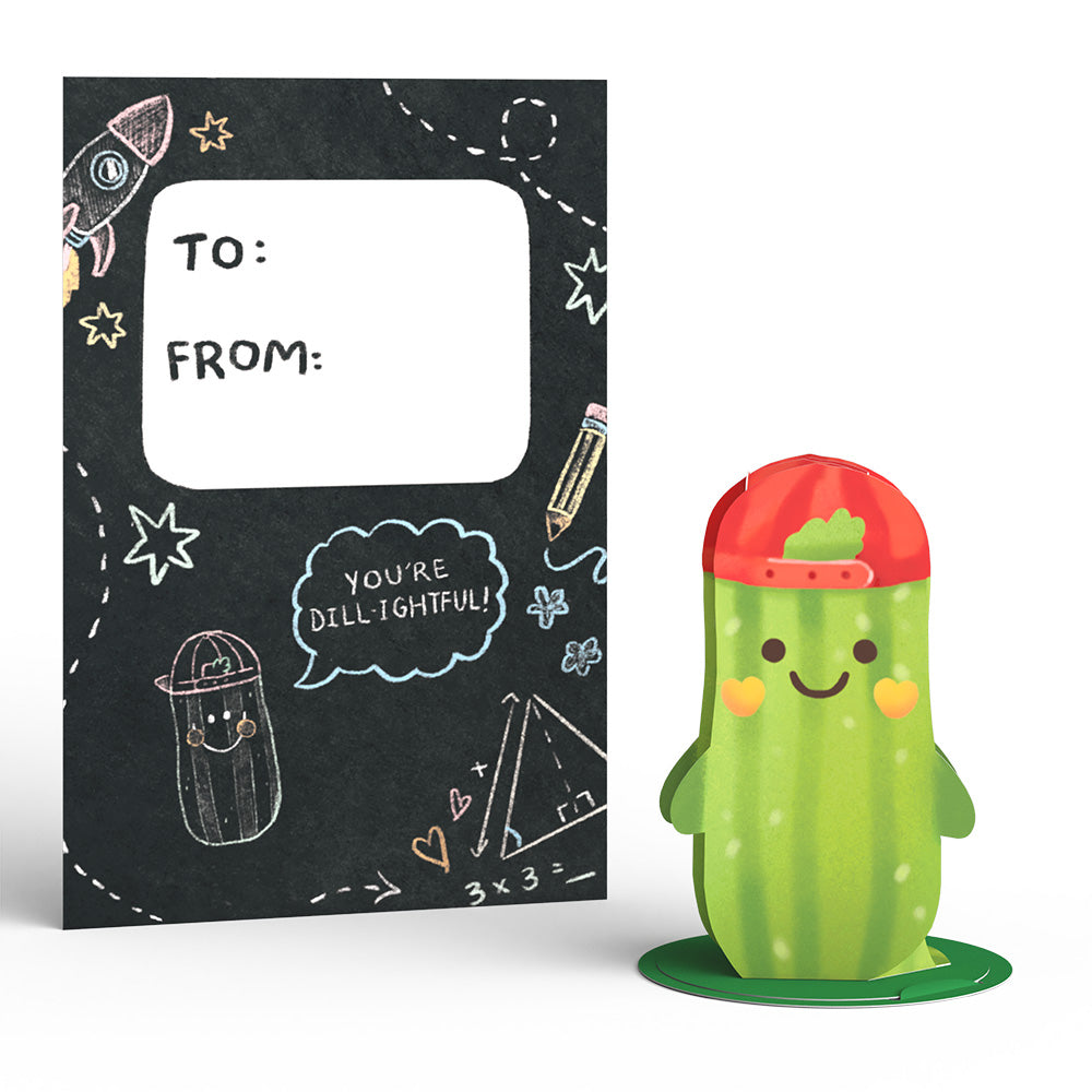 Foodie Friends Valentine's Day Cards for Kids: Classroom 8-Pack