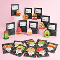 Foodie Friends Valentine's Day Cards for Kids: Classroom 8-Pack