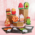 Foodie Friends Valentine's Day Cards for Kids: Classroom 8-Pack