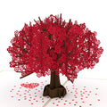 Red Sakura Tree Eres El Amor De Mi Vida Valentine Pop-Up Card and Sentiment Set