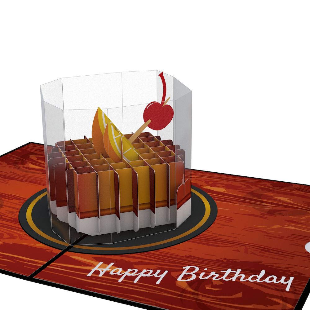 Old Fashioned Birthday Pop-Up Card and Sentiment Set