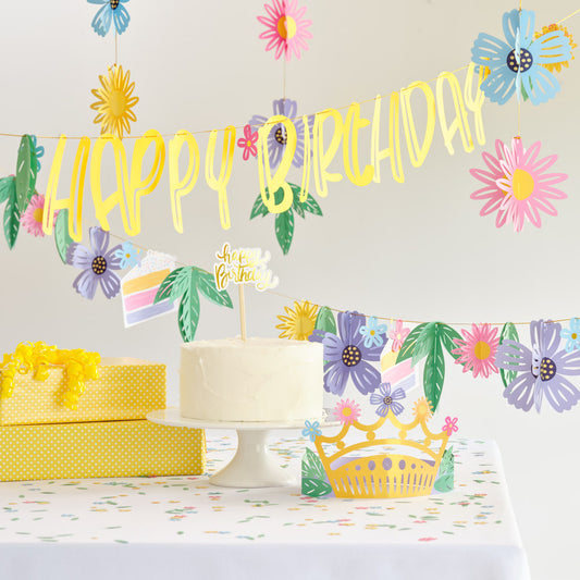 Floral Birthday Party Kit