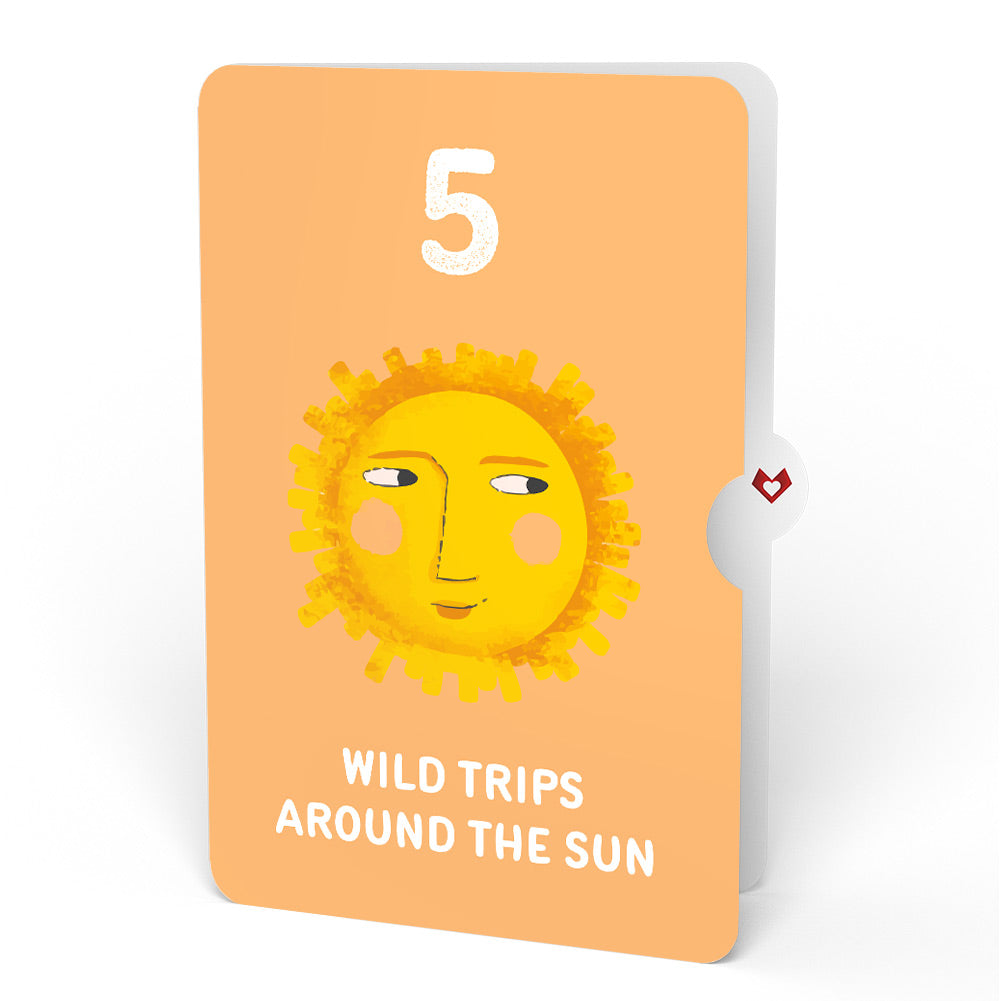 Another Trip Around the Sun 5th Birthday Light-Up Pop-Up Card and Sentiment Set
