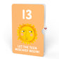 Another Trip Around the Sun 13th Birthday Light-Up Pop-Up Card and Sentiment Set