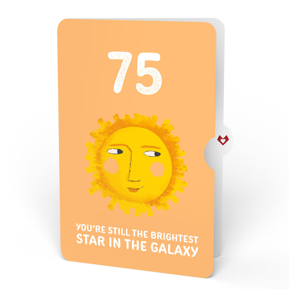 Another Trip Around the Sun 75th Birthday Light-Up Pop-Up Card and Sentiment Set