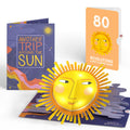 Another Trip Around the Sun 80th Birthday Light-Up Pop-Up Card and Sentiment Set