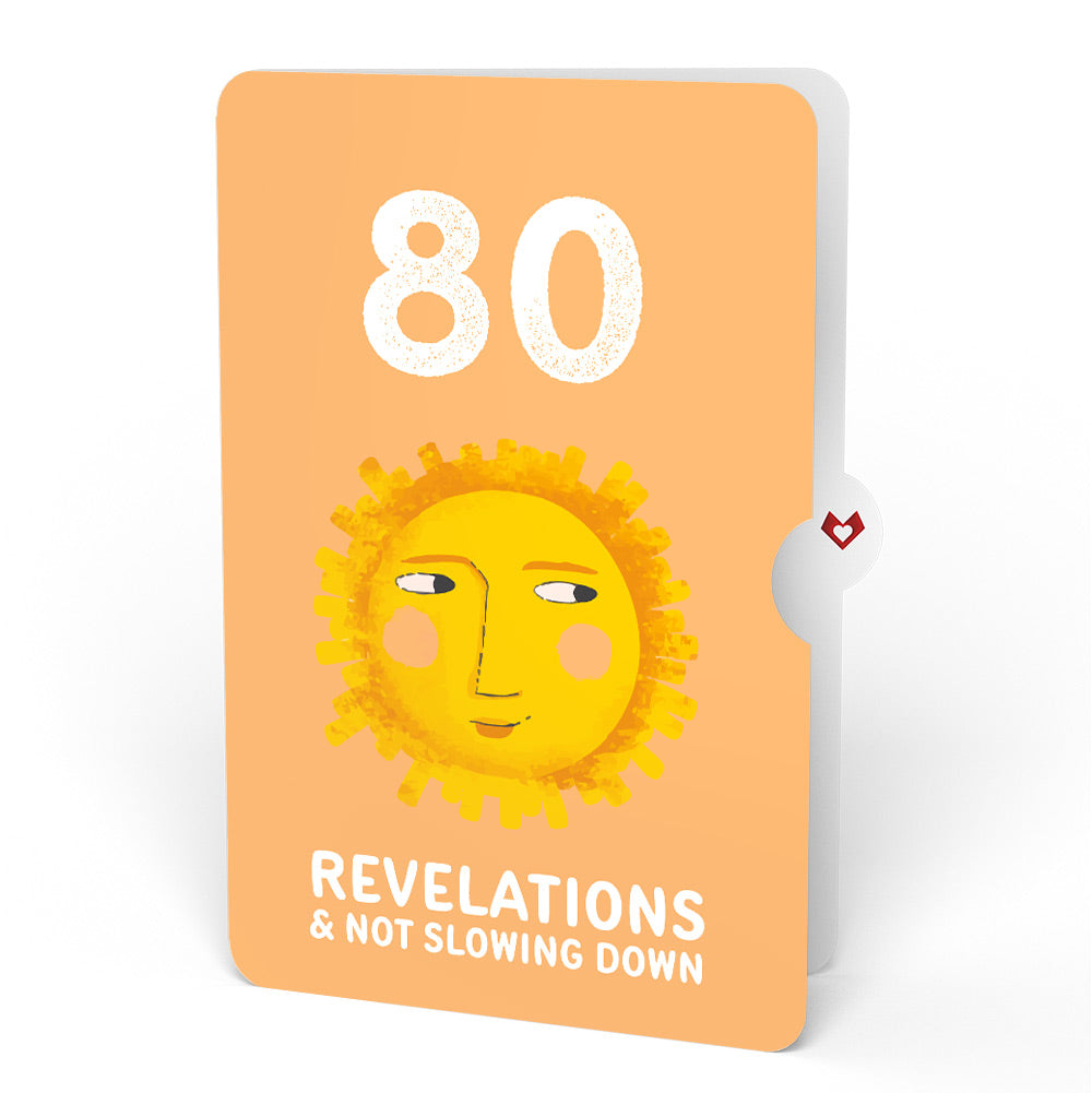 Another Trip Around the Sun 80th Birthday Light-Up Pop-Up Card and Sentiment Set