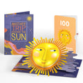 Another Trip Around the Sun 100th Birthday Light-Up Pop-Up Card and Sentiment Set