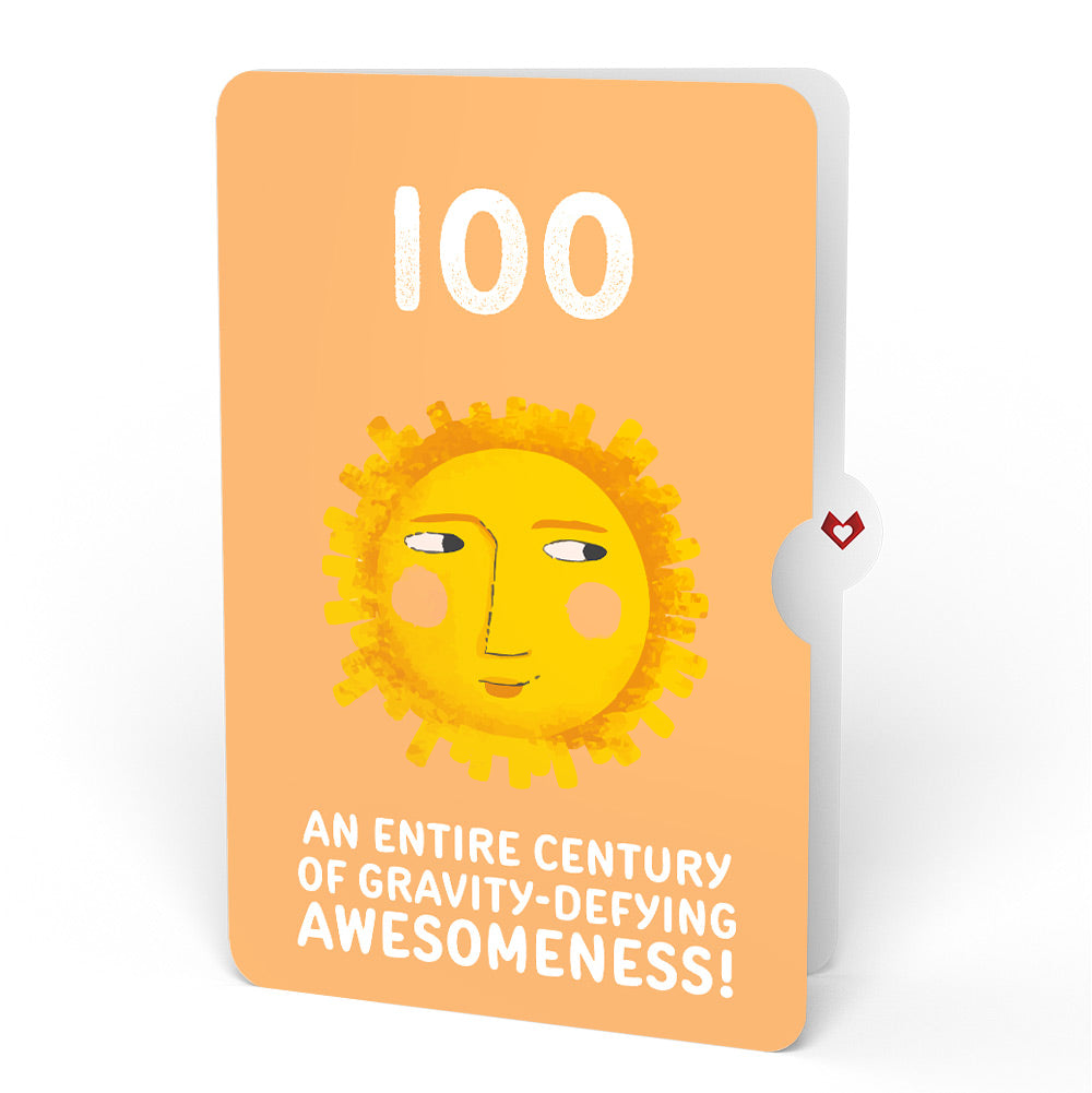 Another Trip Around the Sun 100th Birthday Light-Up Pop-Up Card and Sentiment Set