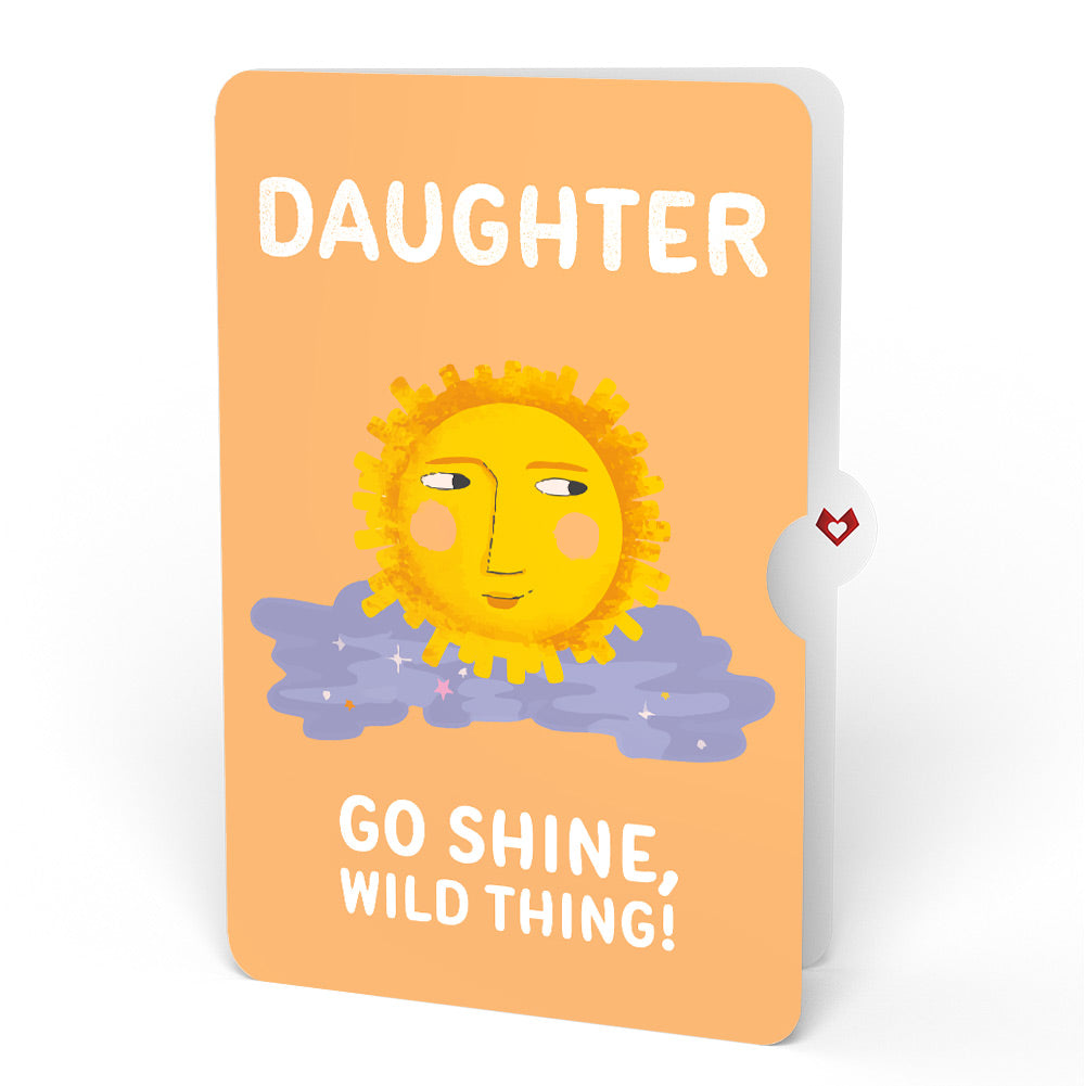 Another Trip Around the Sun Birthday Light-Up Pop-Up Card and Sentiment Set for Daughter
