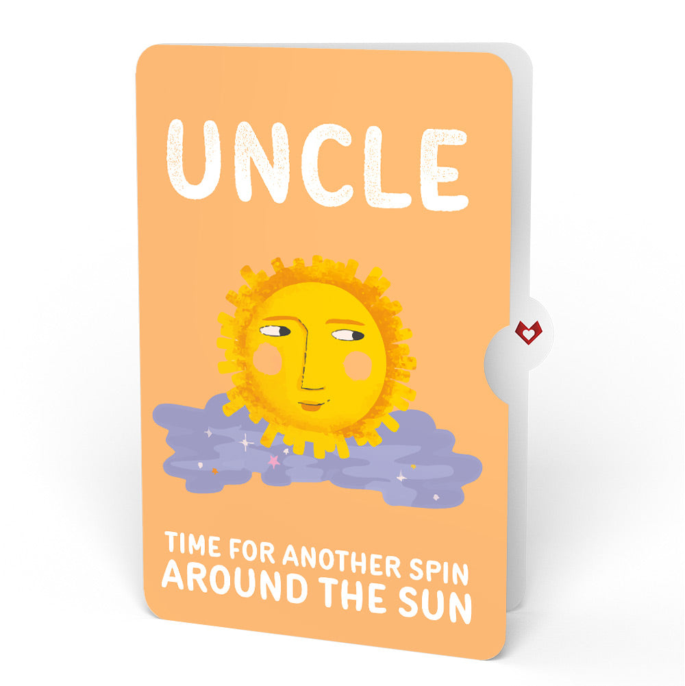 Another Trip Around the Sun Birthday Light-Up Pop-Up Card and Sentiment Set for Uncle