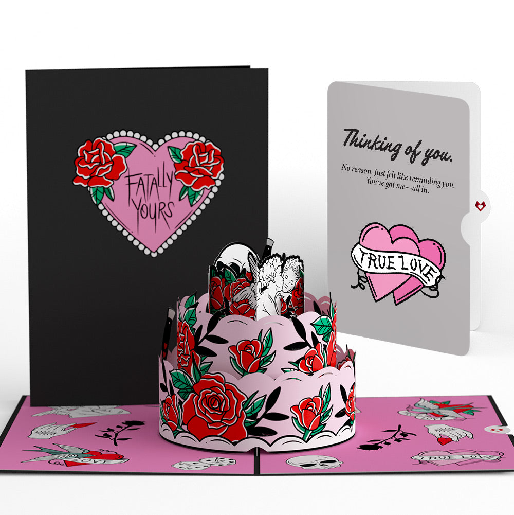 Fatally Yours Thinking of You Pop-Up Card and Sentiment Set