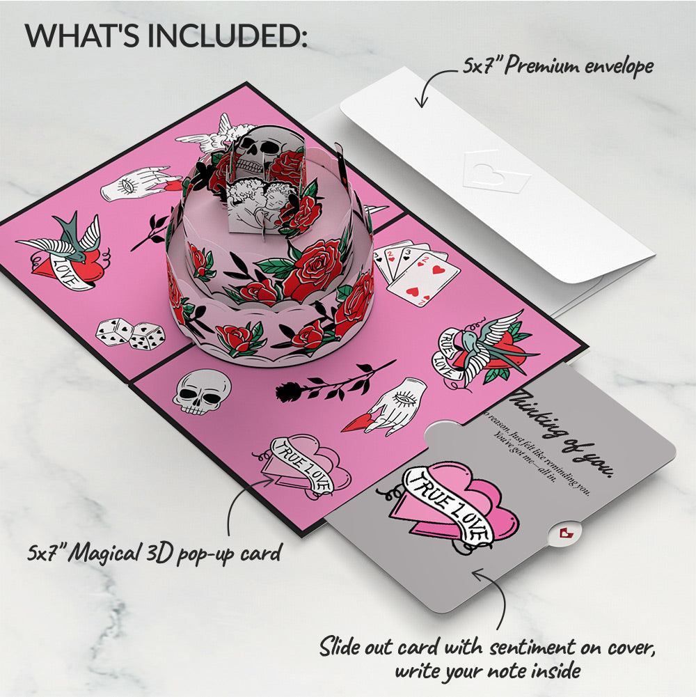 Fatally Yours Thinking of You Pop-Up Card and Sentiment Set
