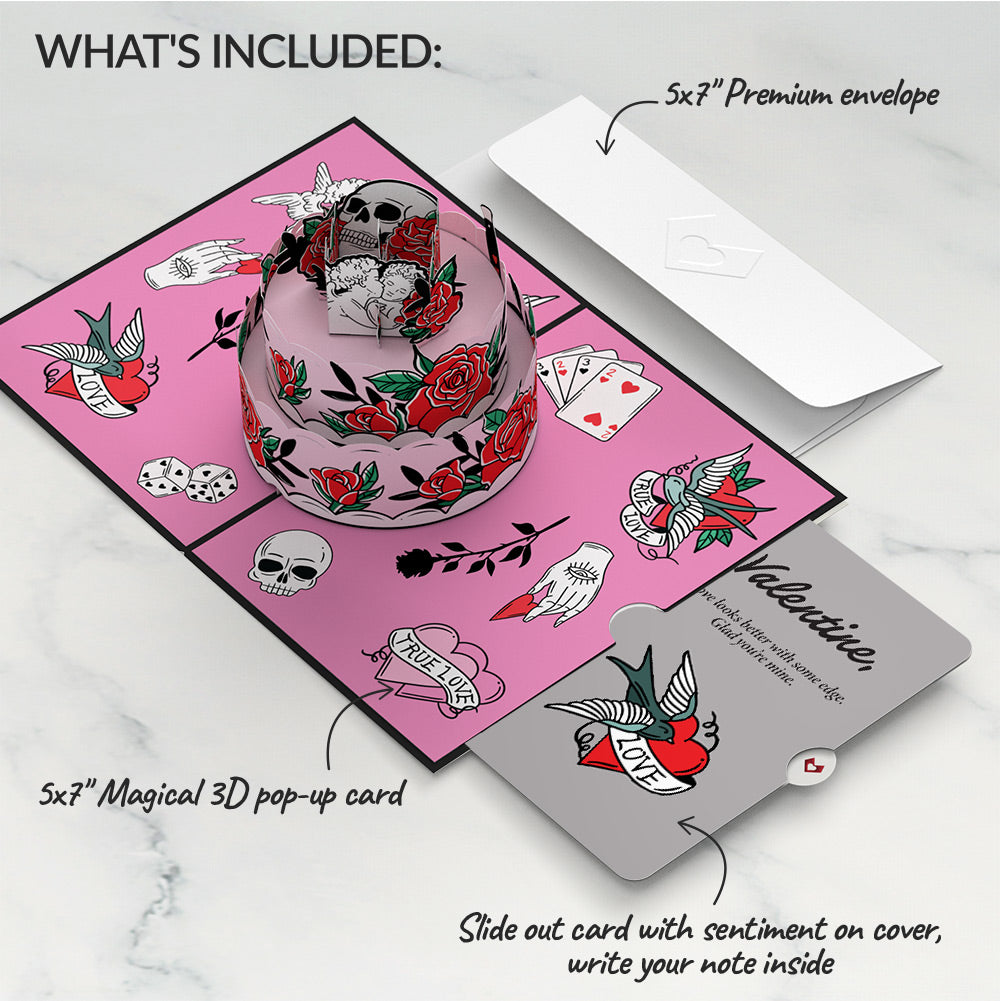 Fatally Yours Valentine's Day Pop-Up Card and Sentiment Set