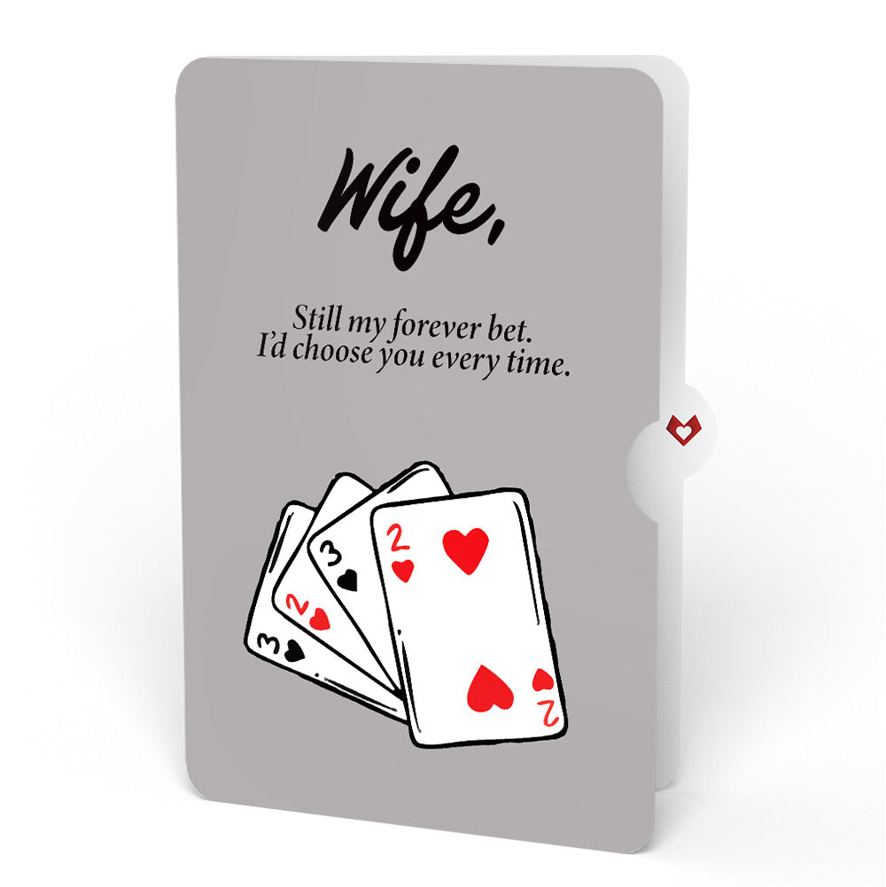 Fatally Yours Love Pop-Up Card and Sentiment Set for Wife