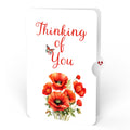 Born to Bloom: August Birth Month Flowers Thinking of You Pop-Up Card and Sentiment Set