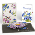 Born to Bloom: September Birth Month Flowers Congratulations Pop-Up Card and Sentiment Set