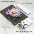 Born to Bloom: September Birth Month Flowers Congratulations Pop-Up Card and Sentiment Set