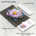 Born to Bloom: September Birth Month Flowers Thinking of You Pop-Up Card and Sentiment Set