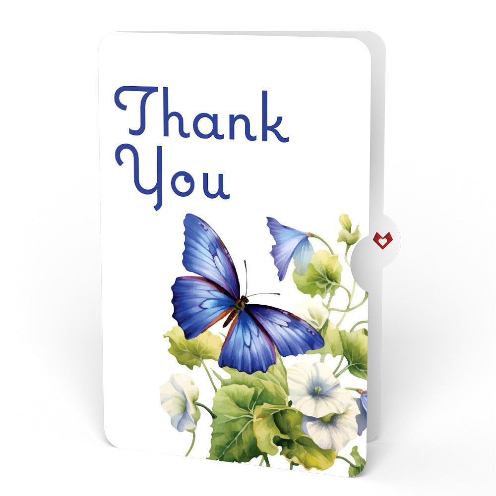 Born to Bloom: September Birth Month Flowers Thank You Pop-Up Card and Sentiment Set